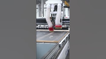 2137 ATC CNC Nesting Machine with Auto Loading & Unloading Platform and Labeling System.