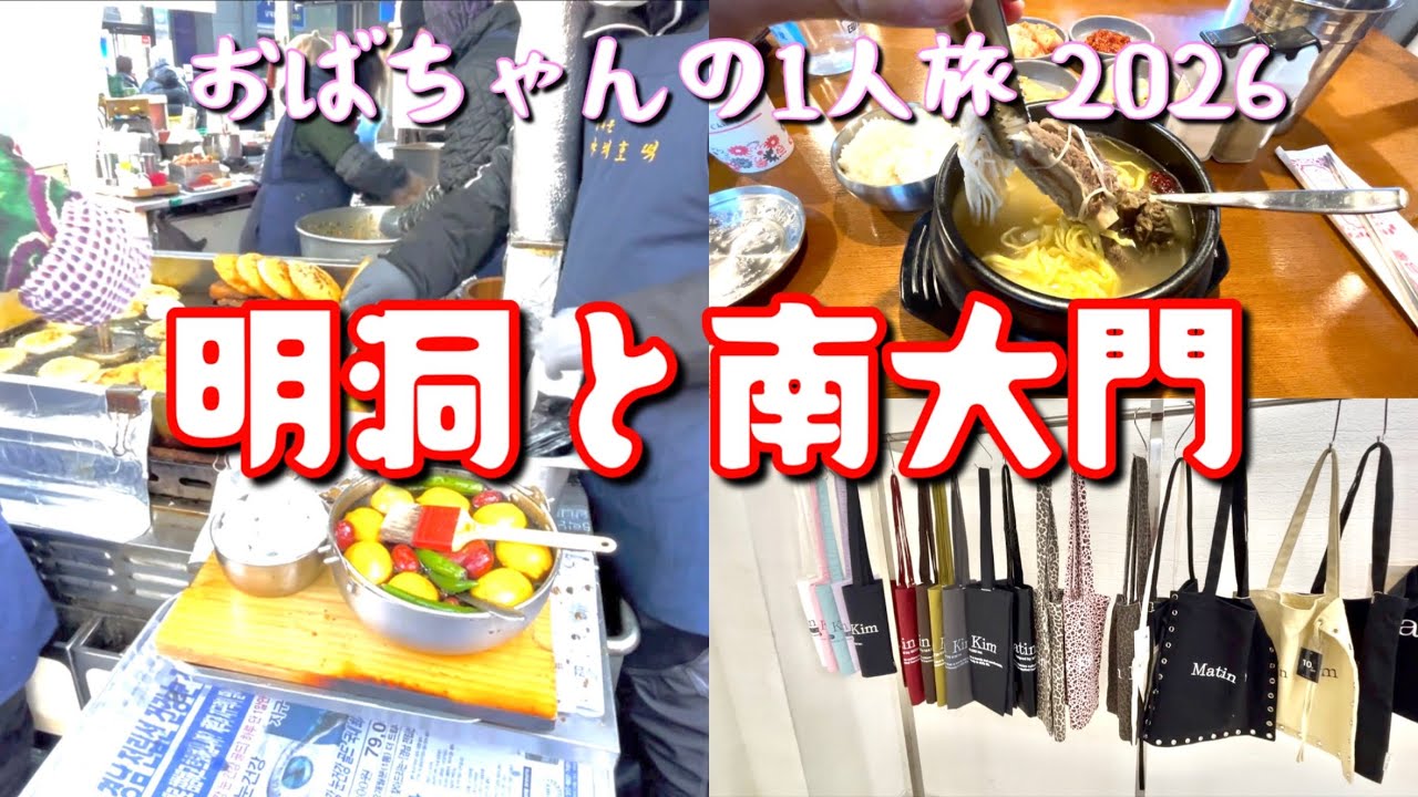 【韓国ソウル】#1 一回食べたら忘れられない野菜ホットクと食べてみたかったカルビタン♪明洞でぶらっとeSIM当たる⁉楽しいイベントに参加♪