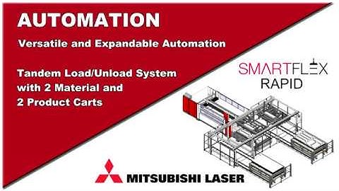Mitsubishi Laser Automation - SmartFlex Rapid and SmartFlex Rapid Warehouse