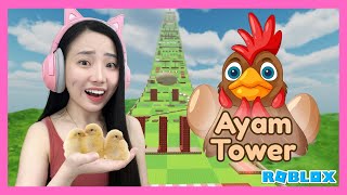 Which Came First, The Chicken Or The Egg? Chicken Tower - Roblox Indonesia