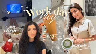 ASMR VLOG | my daily work routine |روتين وحدة عايشة فالغربة 🇧🇭 ، فلوغ كله راحة نفسية🌸✨😶‍🌫️