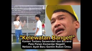 'Kelewatan Banget!' Konten Terbaru Sarwendah dan Betrand Peto Panen Komentar Negatif