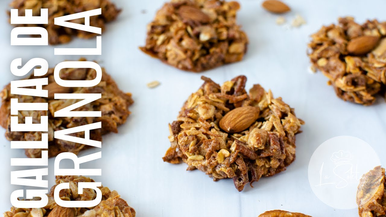 Las mejores galletas de granola sin harina ni azúcar: receta fácil y saludable