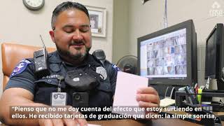 En primer plano en CFISD - Oficial Guilley Romero
