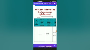 How to Upload Online Exam Answer Sheet and Checking status in Alagappa University karaikudi 2022
