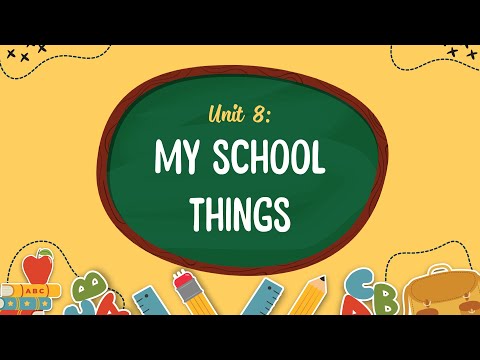 Video Unit 8: My school things - Tiếng Anh 3 (Global... - YouTube