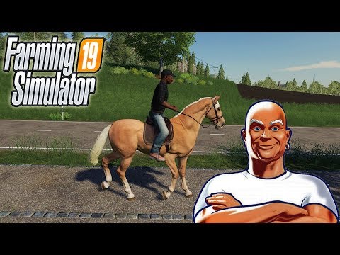 Видео: ПОМОЩНИК ДЛЯ ВЫГУЛА ЛОШАДЕЙ В FARMING SIMULATOR 19