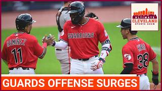 Jo Adell's MONSTER HOME RUN helps lead the Cleveland Guardians to a series opening win vs the Giants