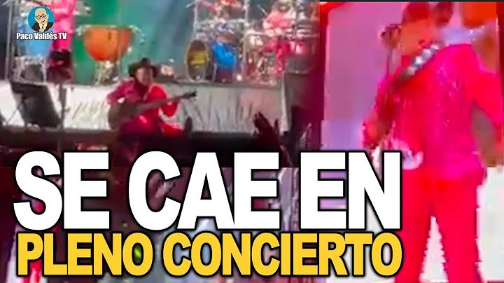 SE CAE EUSEBIO "CHIVO" CORTS EN CONCIERTO DE LOS B...