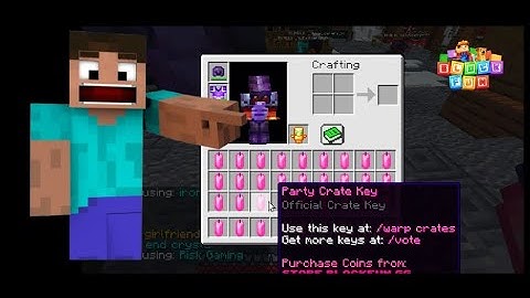 Opening 100+ party keys in Block fun Smp