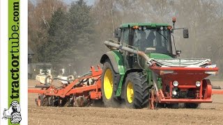 Mais legen mit John Deere und Kuhn in Dornick