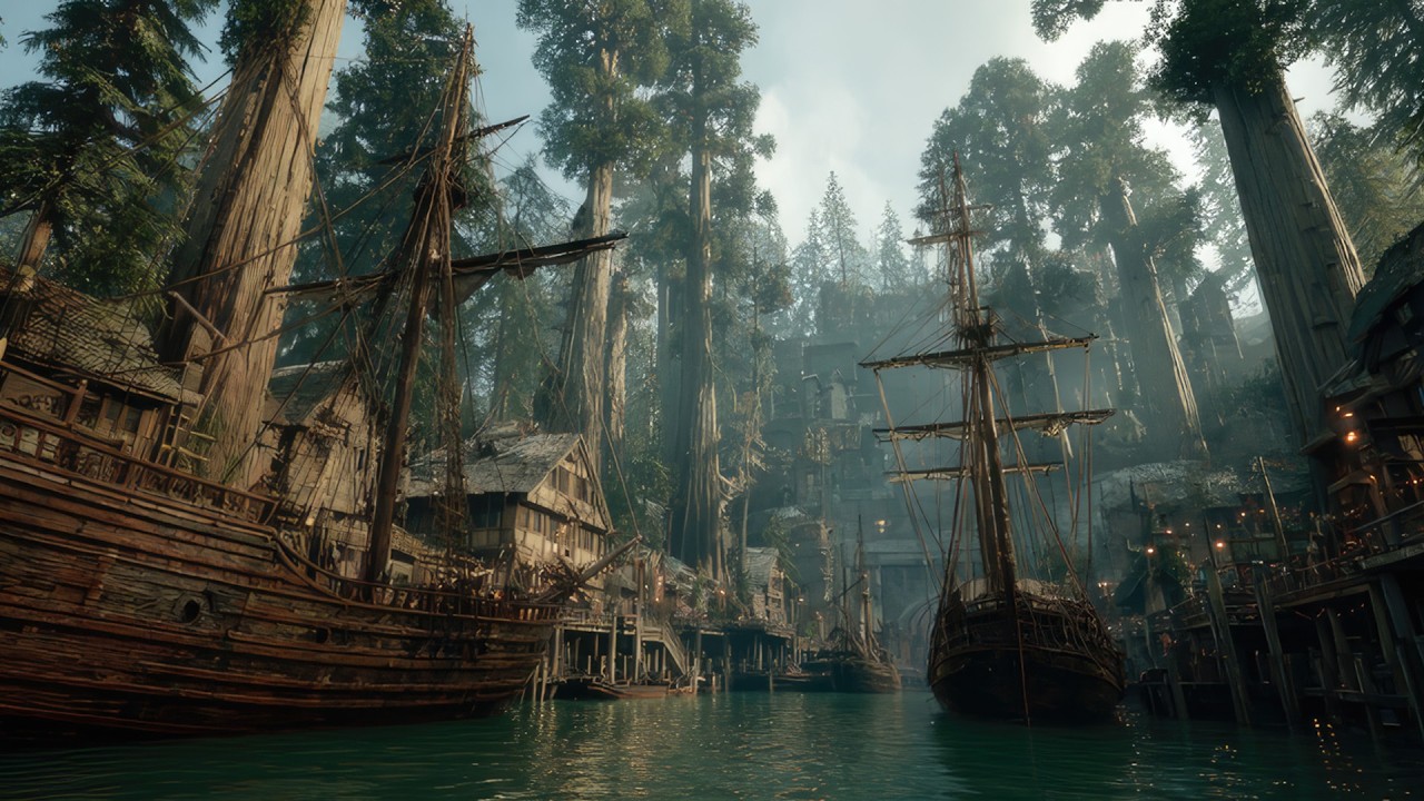 Gentle Celtic Medieval Music | Silent Ships Resting in an Enchanted Forest Harbor