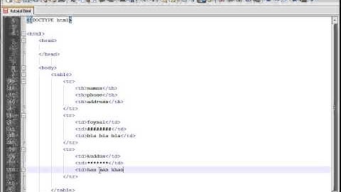 HTML Bangla Video tutorial part 11