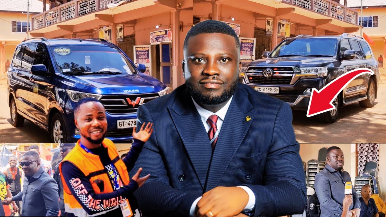 DR FRANK AMOAKOHENE ARRIVAL @ ASANTE MAMPONG PALACE AHEAD OF DAASEBRE OSEI BONSU II FUNERAL RITES