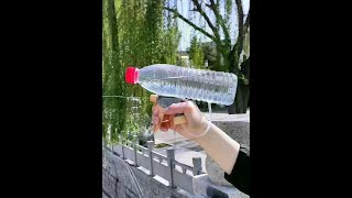 用矿泉水瓶做好玩的水枪 #手工制作 #自制玩具 #手工diy#手工#生活#折纸教程