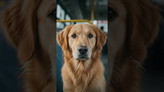 Instinct Over Logic. 🐕🚌Golden Retriever Saves bus from accident #animation #goldenretriever #rescue