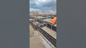 Technical use steel formwork for ground beam concrete