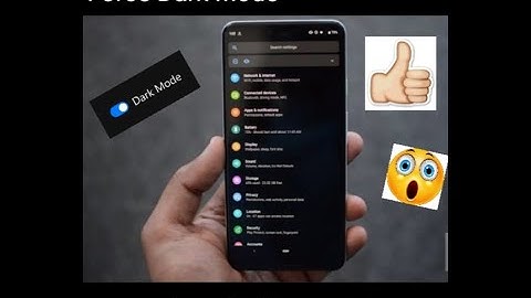 How to add force dark mode in all mobiles in only 45 seconds.......