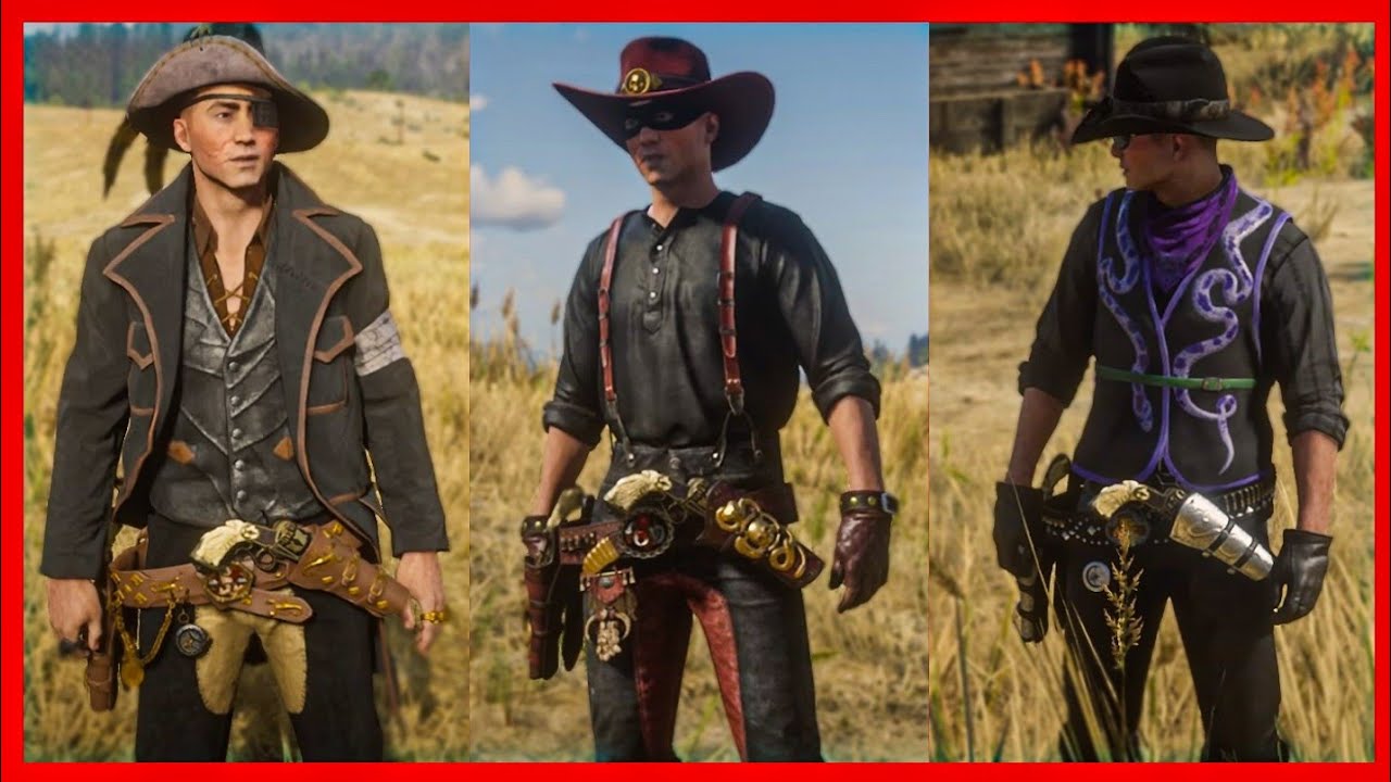 Red Dead Online Outlaw Pass 5 Outfits 3 YouTube