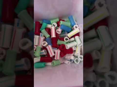 Making a Straw Bracelet #shorts #smallbusiness #etsyshop