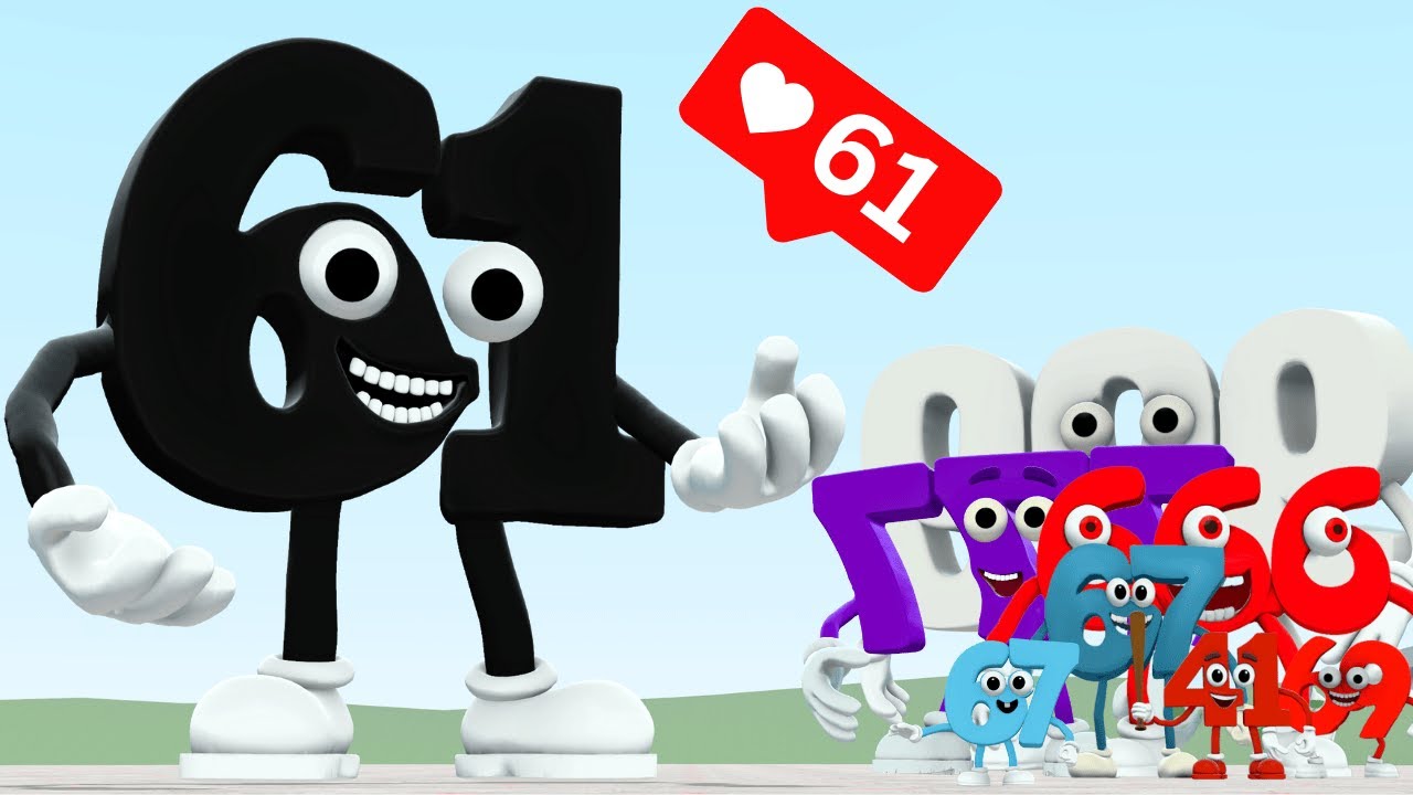 Новый мем-число 61 из Roblox. Украл семью Brainrot Number в Garry's Mod.