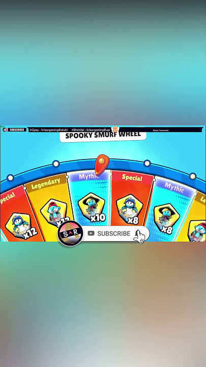 Spooky Smurf Wheel Count Smurf ULA | KriSar Gaming #stumbleguys #shorts #spin #stumblespecial