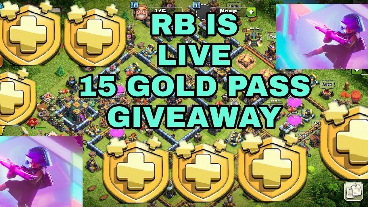 GOLD PASS GIVEAWAY LIVE I GP GIVEAWAY LIVE I  COC LIVE I COC INDIA LIVE I CLASH OF CLANS LIVE