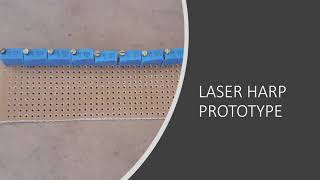 Laser Harp MIDI controller prototype design