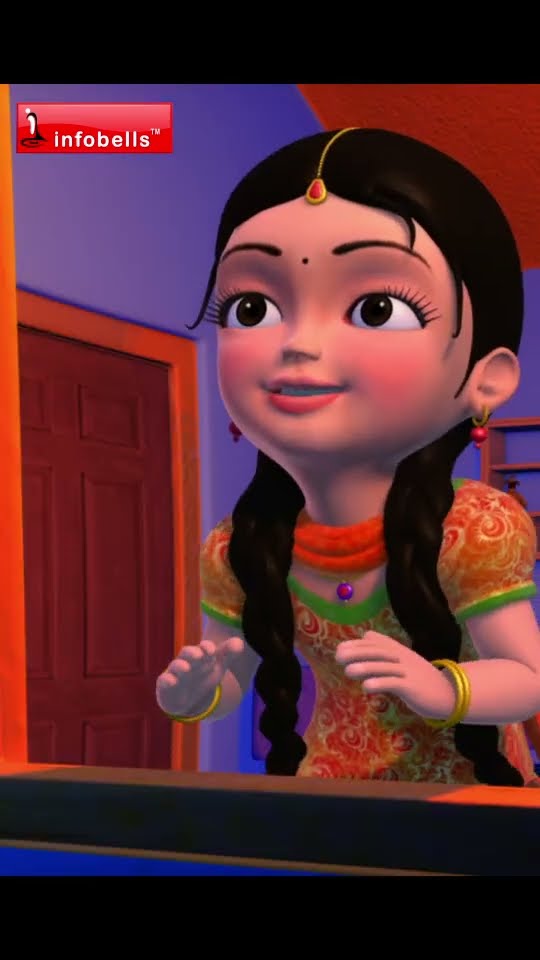 Chand Mama Chand Mama | আয় আয় চাঁদ মামা | Bengali Rhymes \u0026 Cartoons | Infobells #bengalirhymes
