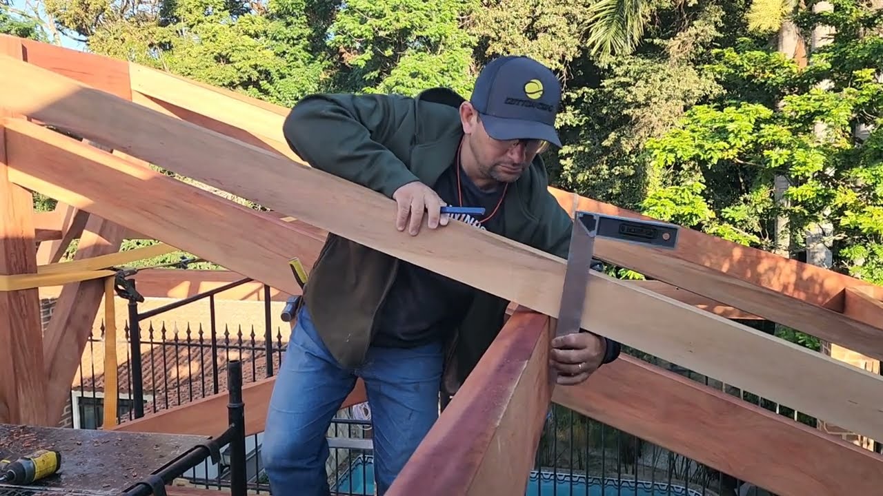 VAMOS COLOCAR OS CAIBROS TELHADO 4 ÁGUAS