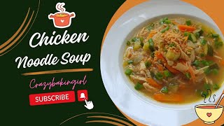 Quick & Simple Chicken Noodle Soupnoodlessoupasmr