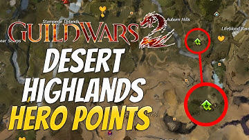 How to Get EVERY Hero Point in the Desert Highlands - Guild Wars 2 Guide (2022)