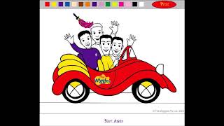 Colour in Online: The Wiggles in the Big Red Car (2003) - Wiggly internet game screenshot 4