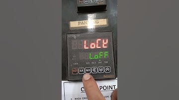 Setting counter Autonics CTM-1P di Mesin Spandek 750