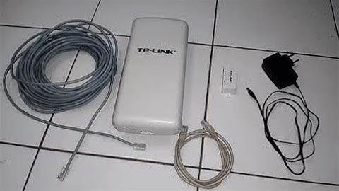 Tembak Wifi dengan TP Link TL WA5210G