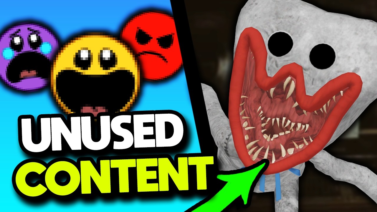 Crazy UNUSED Content in Poppy Playtime Chapter 5 | LOST BITS