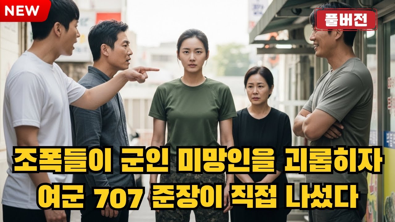 [실화] 조폭들이 군인 미망인을 괴롭히자… 여군 707 준장이 직접 나섰다[오디오북] [반전사연] [감동사연]