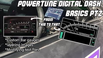 Powertune Digital Dash basics PT2