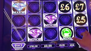 Diamond Spins £20,000 new progressive jackpot slot