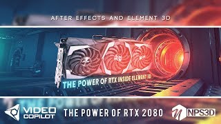 THE POWER OF RTX INSIDE AFTER EFFECTS AND ELEMENT 3D | NPS3D News