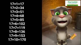 Table 17 Yad Karo Ek Hi Bar | Easy Teaching#2to20playlistTableYadKaroEkHiBar#easyteachingchannel