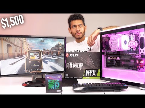 $1500 Gaming PC Build Guide - RTX 2070 i5 9600K (w/ Benchmarks)