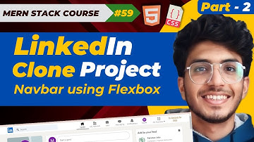 LinkedIn Clone Project using HTML and CSS | Part 2 | MERN STACK EP - 59 | Pakistani Developer