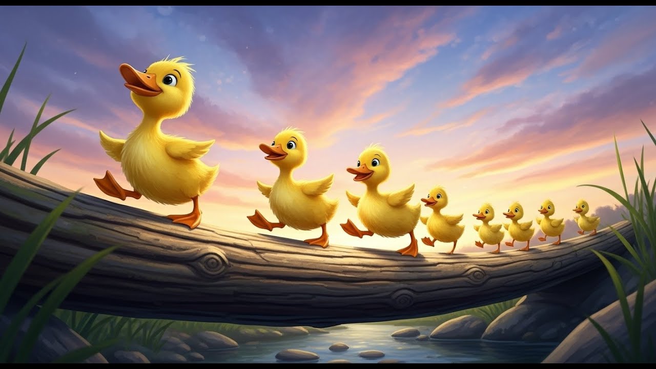 Five Little Ducks Went Out One Day | Kids Nursery Rhyme Song | Tanu Toons | Baby Learning Cartoon