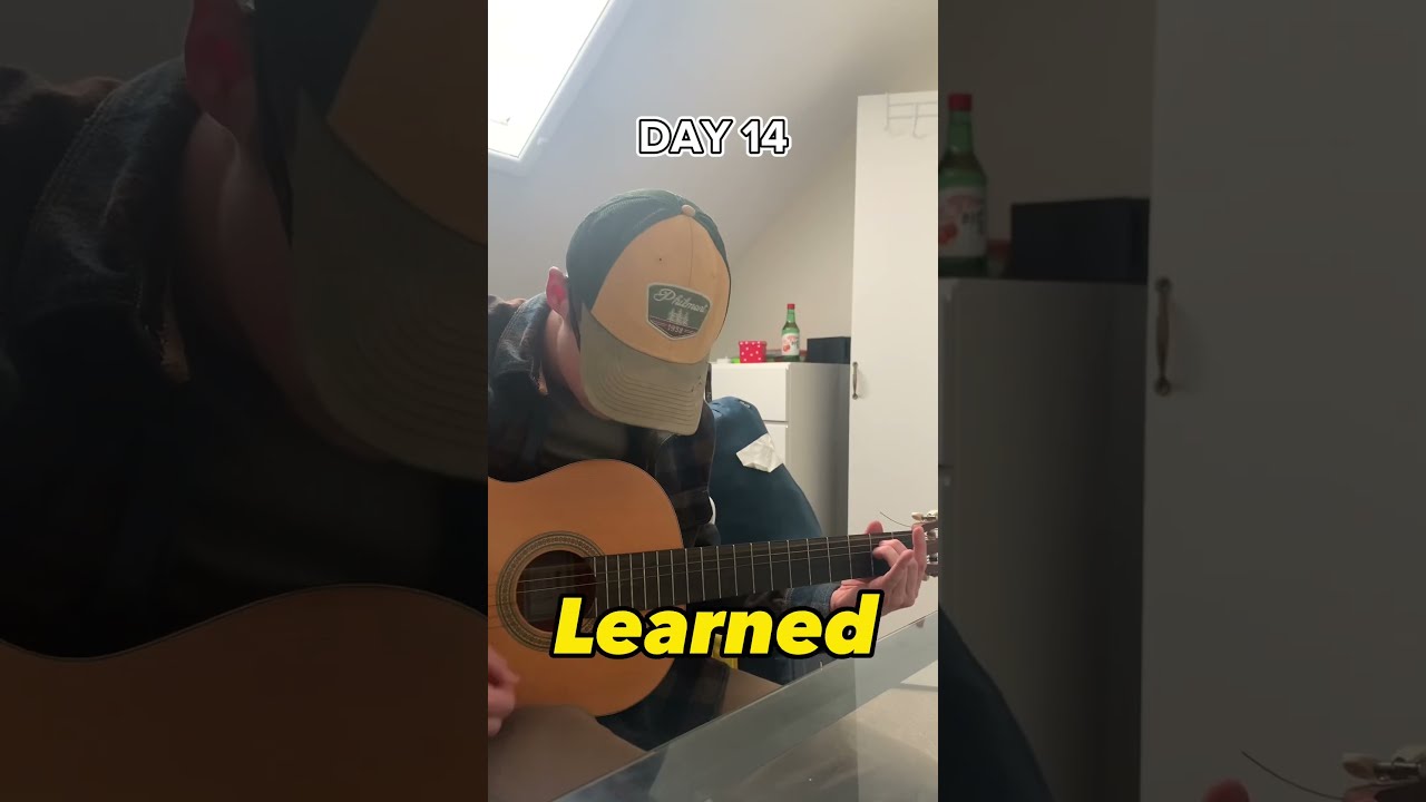 1 MONTH Of LEARNING GUITAR Guitar Learnguitar Music Playingguitar