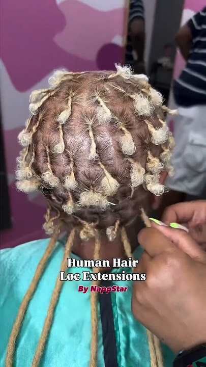 The best human hair Loc Extensions in the Industry!😍 Shop now at NappStar.com#locs