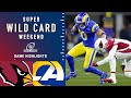 Cardinals vs. Rams Super Wild Card Weekend Highlights | NFL 2021