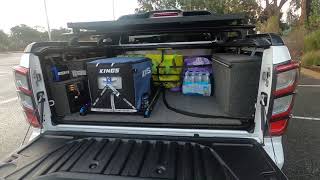 False Floor in Isuzu DMax Tub   Large 540p Isuzu Dmax Tool Box