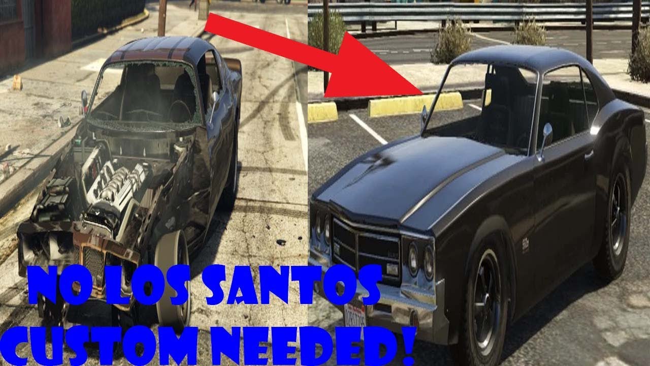 GTA 5 ONLINE HOW TO REPAIR YOUR VEHICLE WITHOUT GOING TO THE LOS SANTOS 