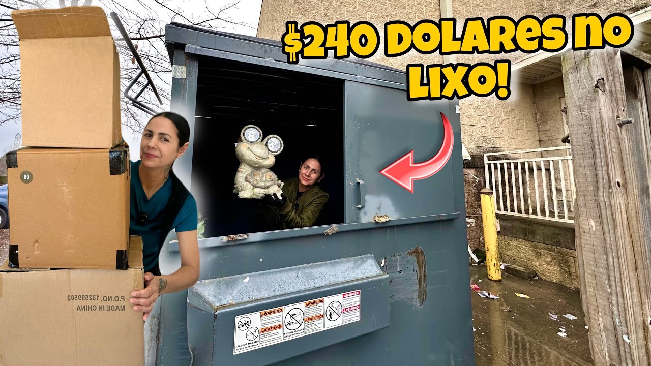 $250 dólares no lixo dos Estados Unidos!🇺🇸